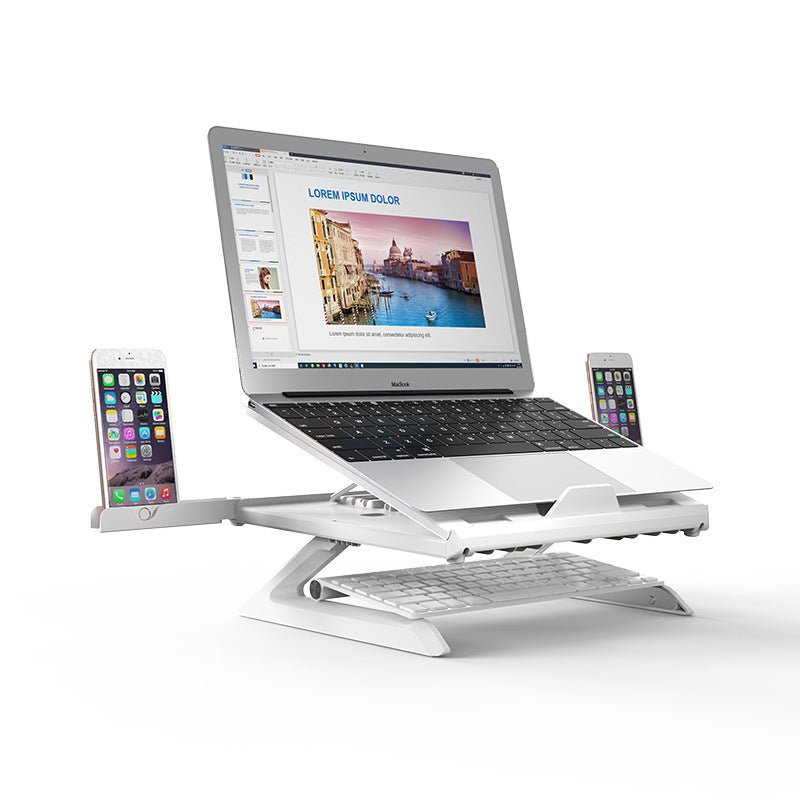 New Laptop Stand Multifunctional Folding Lift Portable Laptop Stand Monitor Increase Rack Aluminum Alloy Base - AL AZLAN SHOP alazlanshop