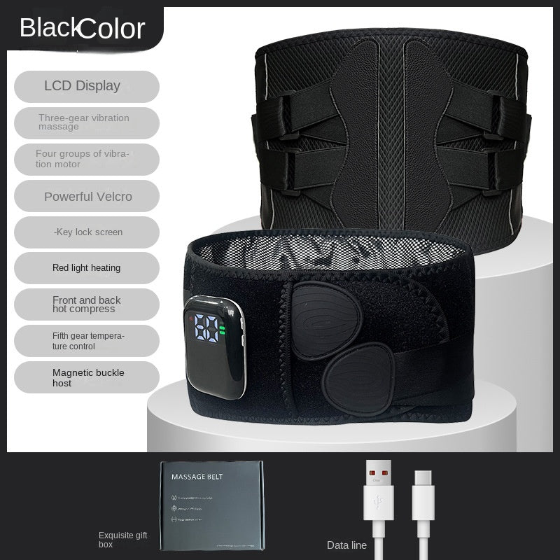 Heating Protective Belt Hot Compress Infrared Warm Waist Massager Charging Multifunctional Relaxation Lumbar Massage Instrument Warm Palace - AL AZLAN SHOP alazlanshop