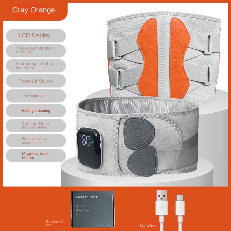 Heating Protective Belt Hot Compress Infrared Warm Waist Massager Charging Multifunctional Relaxation Lumbar Massage Instrument Warm Palace - AL AZLAN SHOP alazlanshop