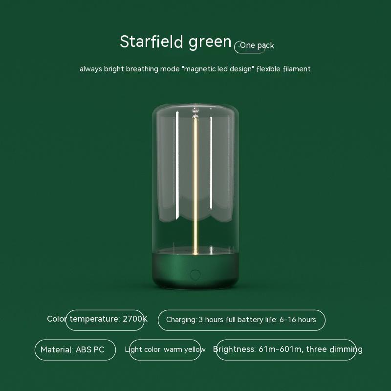 New LED Camping Light Type - c Rechargeable Portable Night Light With High Transparency And Anti Drop Creative Atmosphere Light - AL AZLAN SHOP alazlanshop