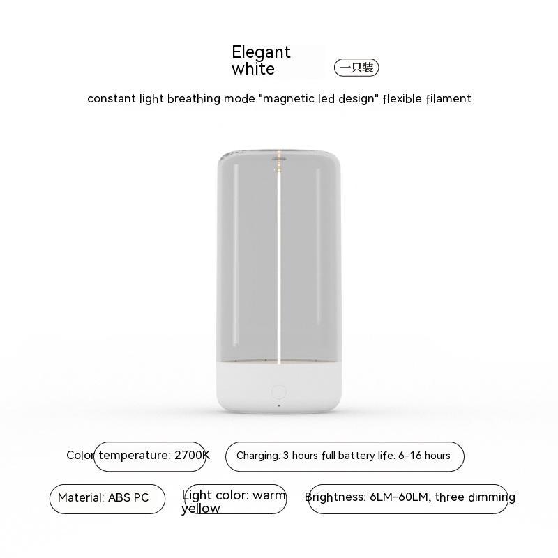 New LED Camping Light Type - c Rechargeable Portable Night Light With High Transparency And Anti Drop Creative Atmosphere Light - AL AZLAN SHOP alazlanshop