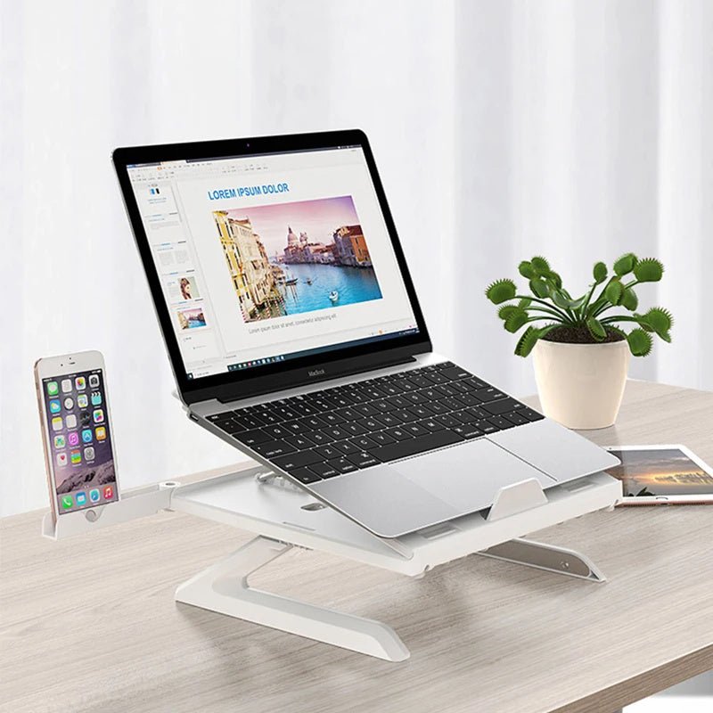 New Laptop Stand Multifunctional Folding Lift Portable Laptop Stand Monitor Increase Rack Aluminum Alloy Base - AL AZLAN SHOP alazlanshop