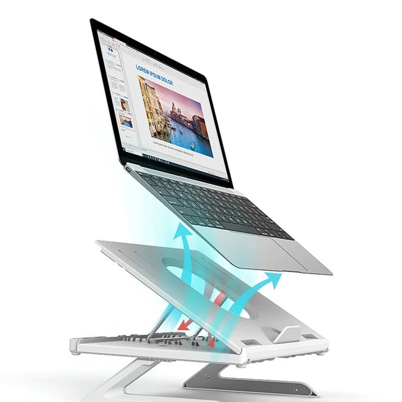 New Laptop Stand Multifunctional Folding Lift Portable Laptop Stand Monitor Increase Rack Aluminum Alloy Base - AL AZLAN SHOP alazlanshop