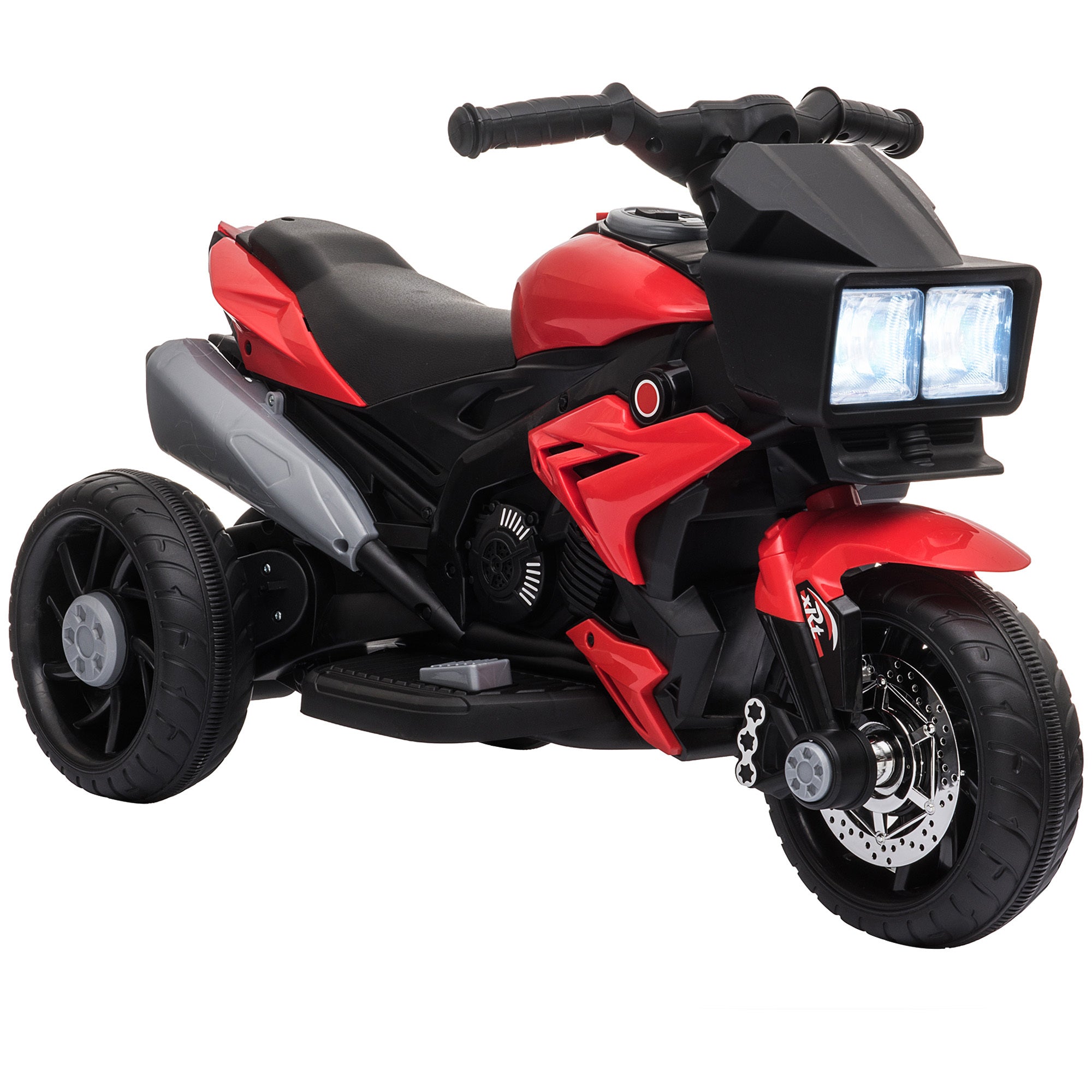 Red 6V Kids Electric Motorcycle Ride - On Dirt Bike Toy With Music Horn Headlights - AL AZLAN SHOP alazlanshop